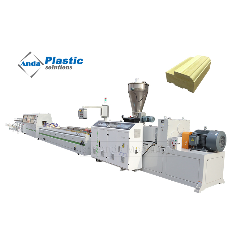 M&aacute;quina de fazer a moldura da porta WPC