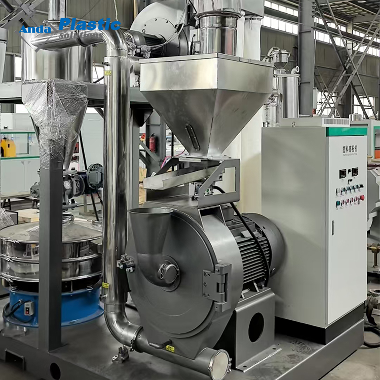 Anda Energia pesada economizando energia PVC Platplveizer Powder Grinder Machine