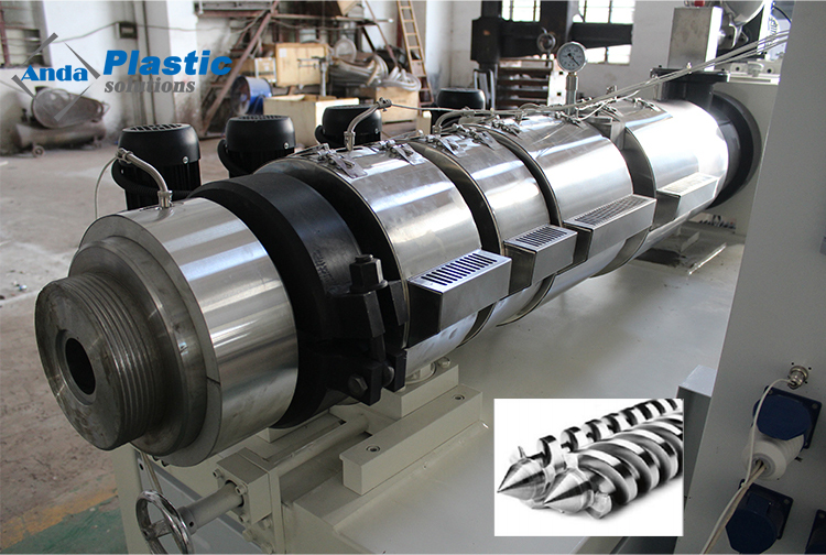 Como limpar o parafuso da extrusora