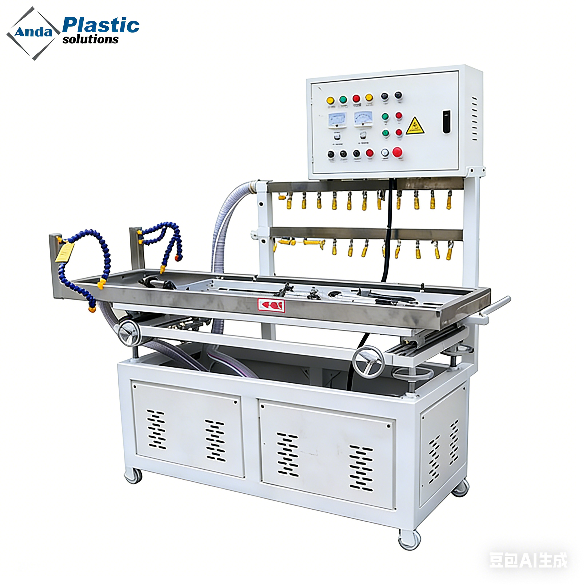Máquina para fabricar painel de parede canelado WPC de alta velocidade