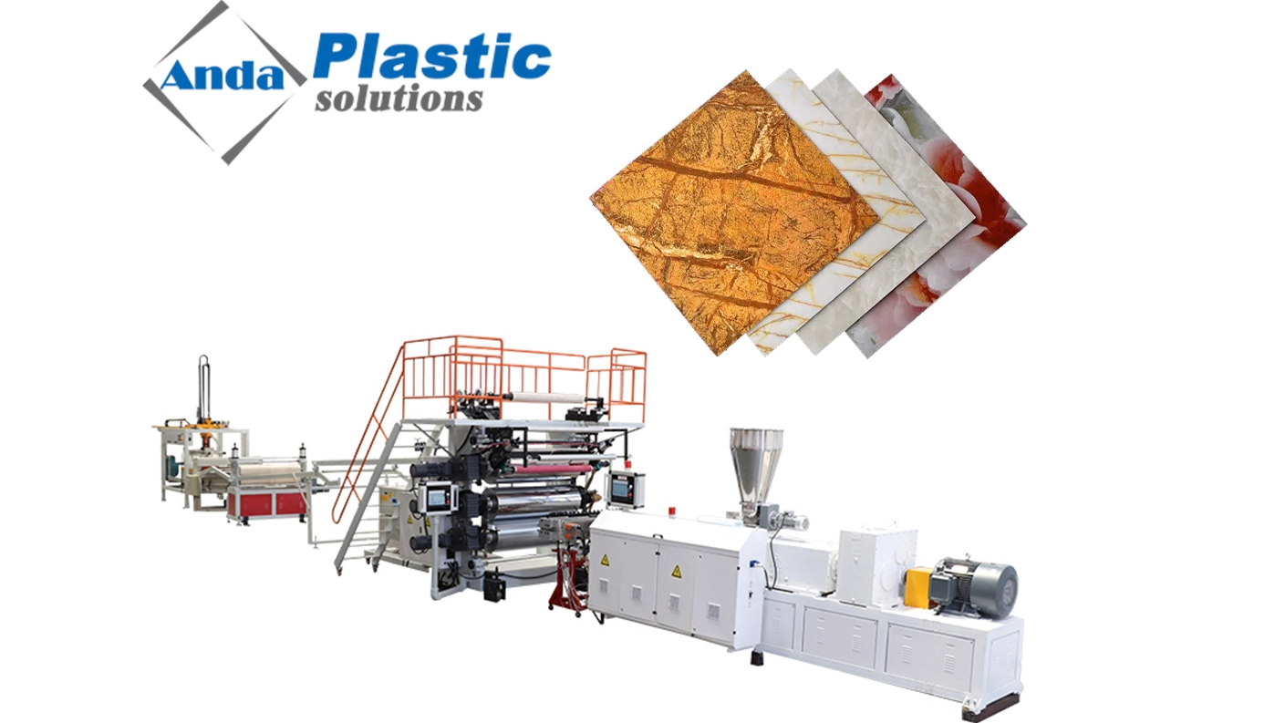 Como é fabricada como a lençol de mármore de PVC?