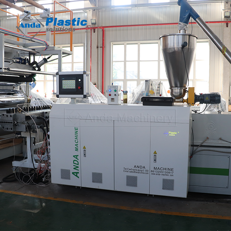 Anda linha de produção de folhas de mármore em PVC
