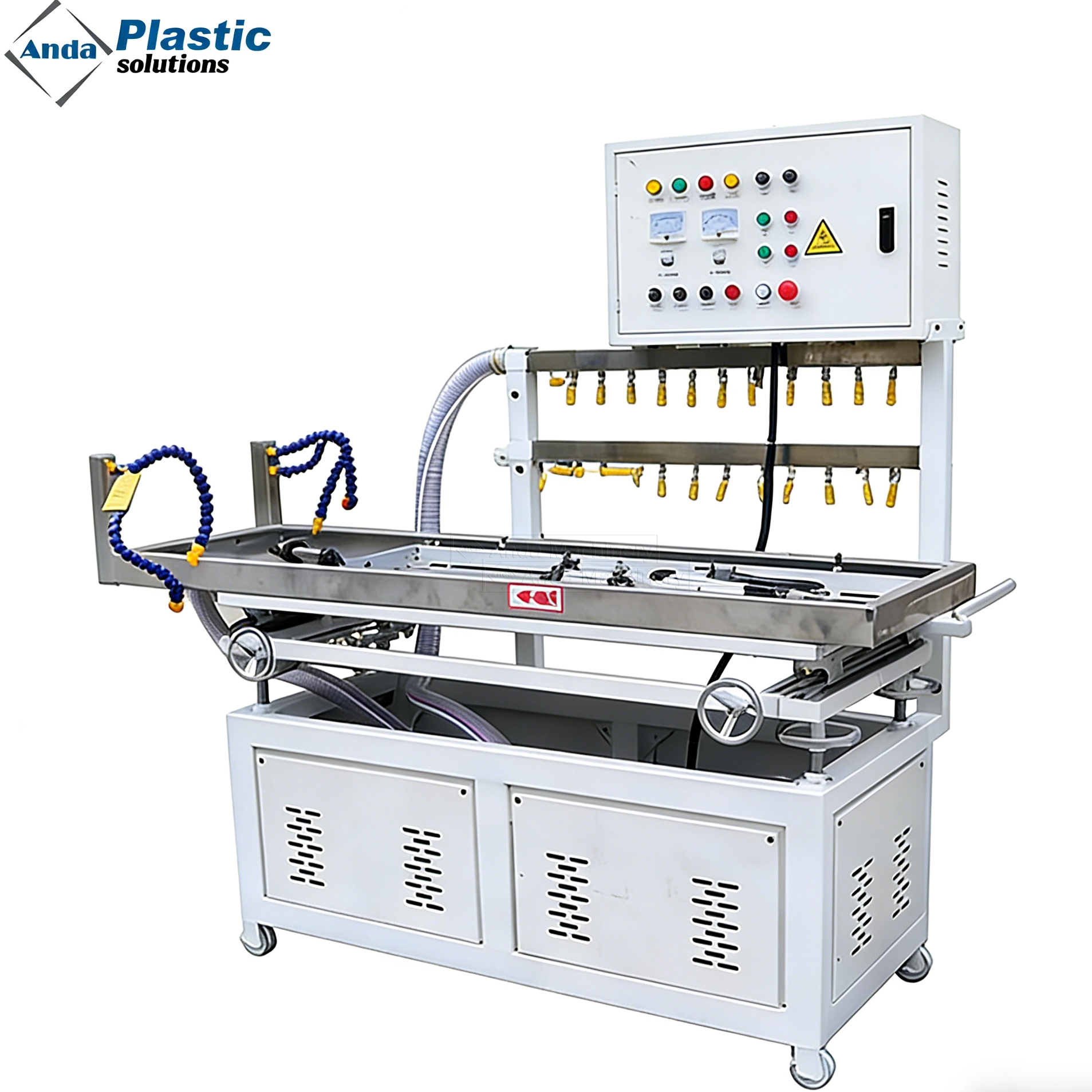 Anda Painel de parede de PVC para máquinas e linha de produção de painel canelado