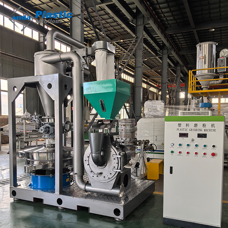 Anda Energia pesada economizando energia PVC Platplveizer Powder Grinder Machine