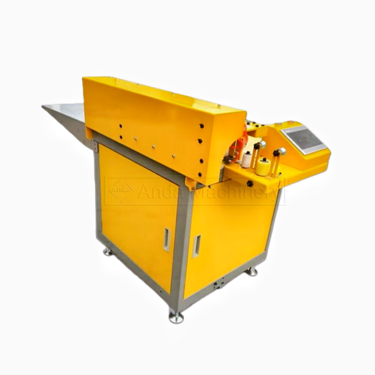 Anda Rebobinador semiautomático de rolo de fita de borda de PVC