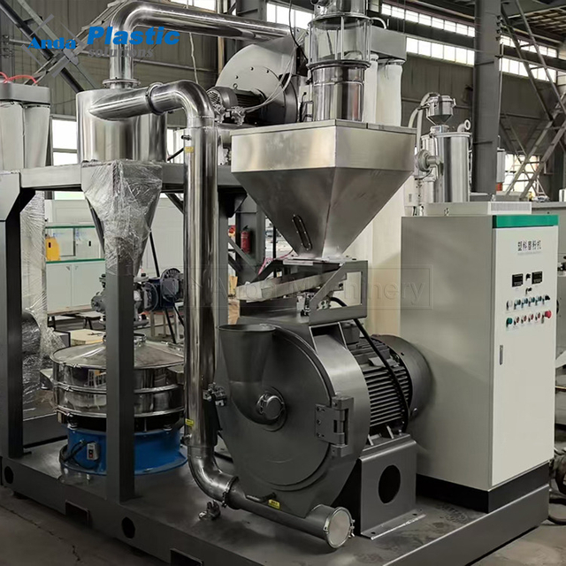 Anda Energia pesada economizando energia PVC Platplveizer Powder Grinder Machine