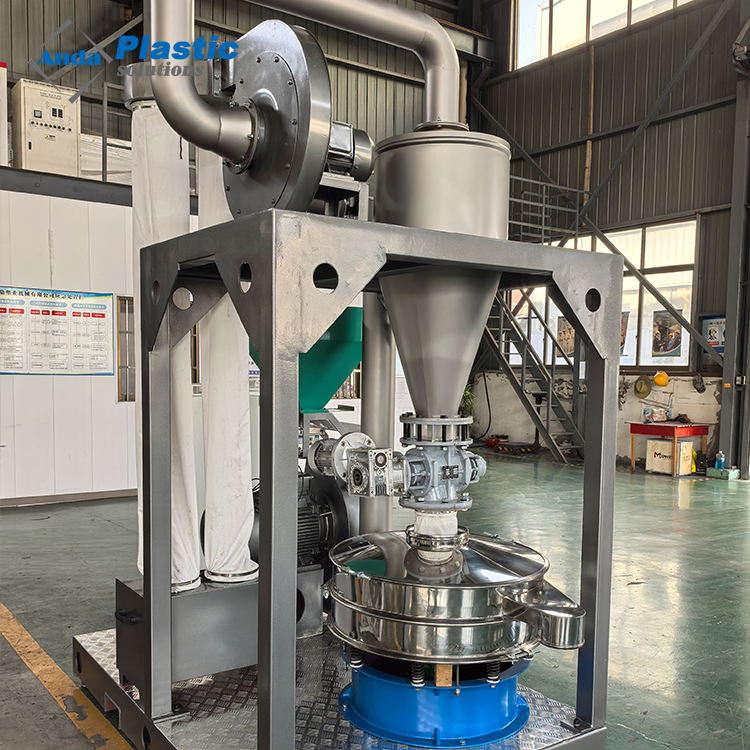 Anda Energia pesada economizando energia PVC Platplveizer Powder Grinder Machine