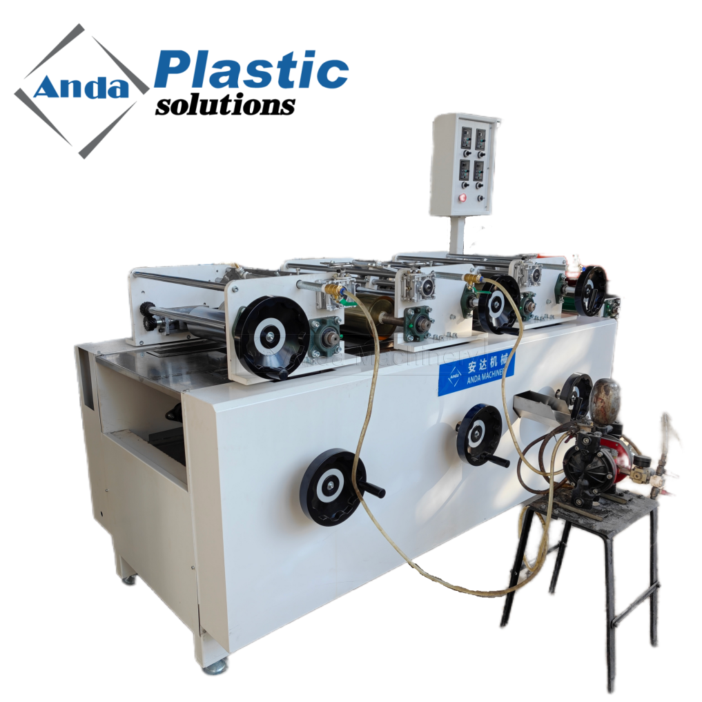 Impressão automática de bordas de borda em PVC e linha de produção de revestimento UV